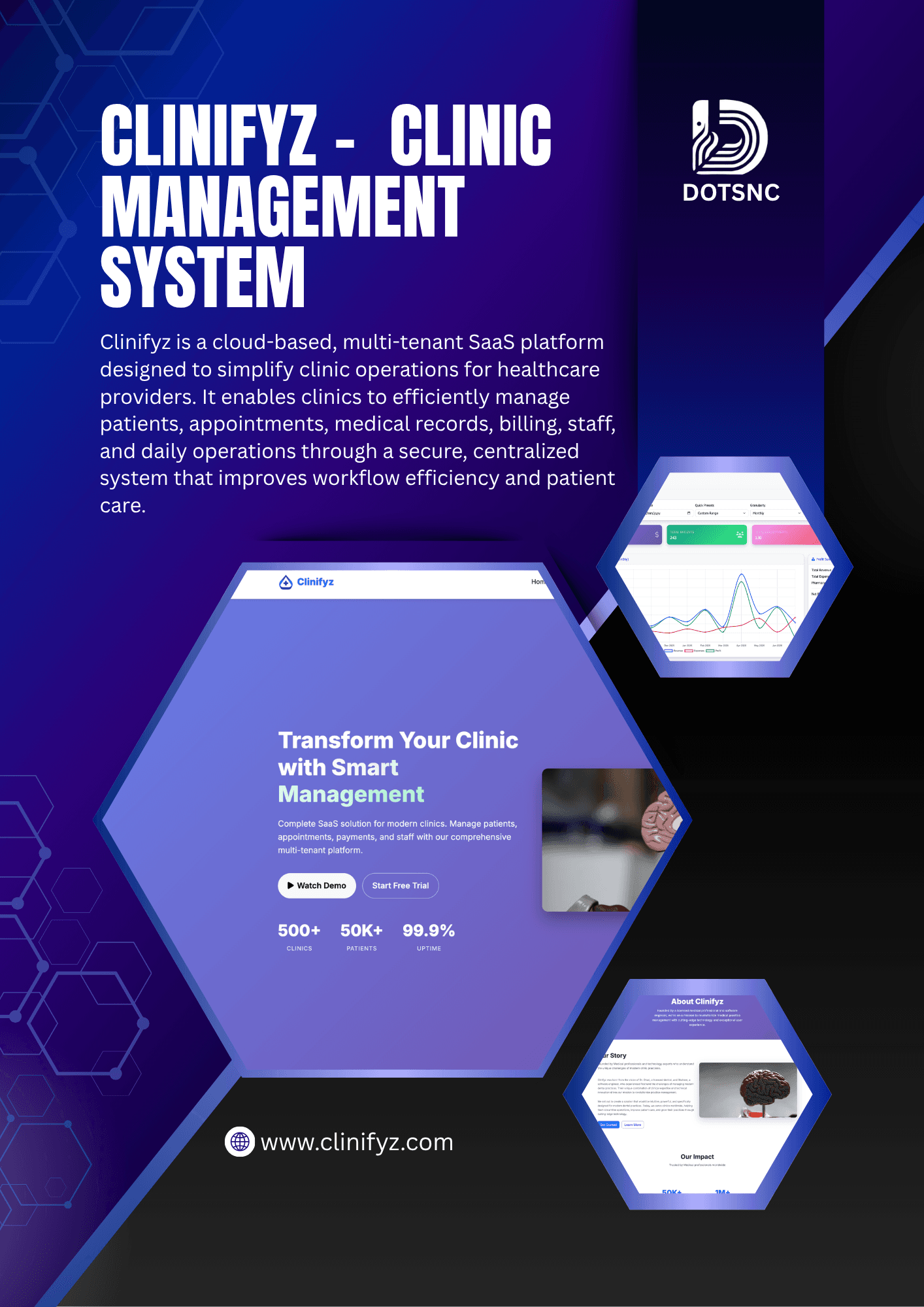 Clinifyz product screenshot
