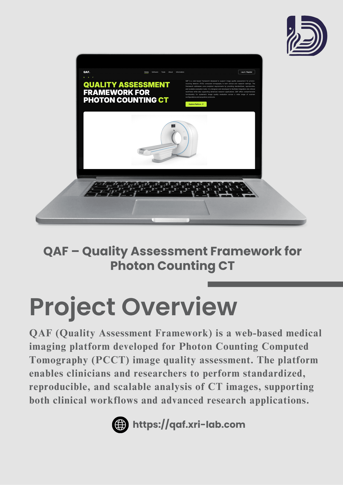 QAF product screenshot