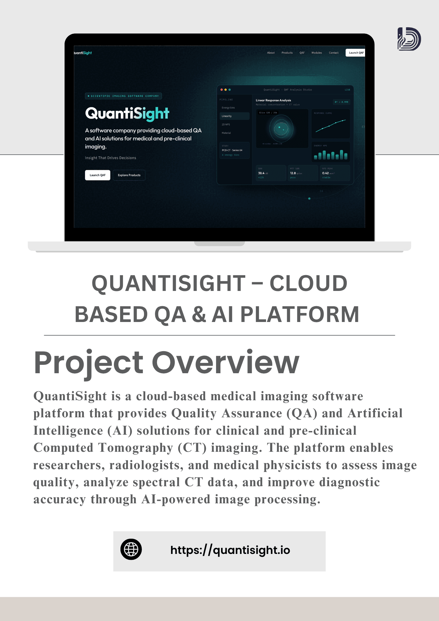 QuantiSight product screenshot